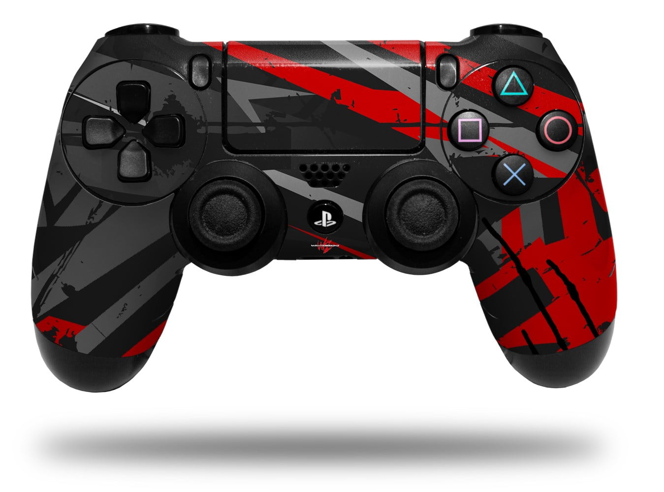 Vinyl Decal Skin For Sony PS4 Controller - Lightning Red, Fits Original, Slim & Pro Models