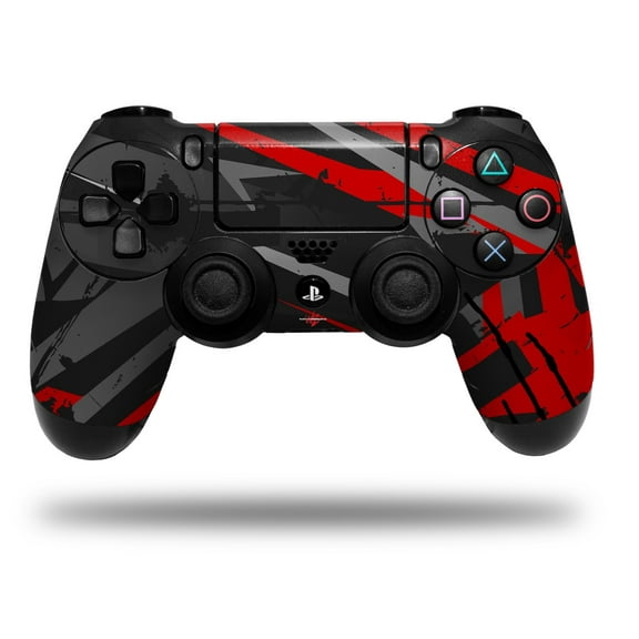 Skin for Sony PS4 Dualshock Controller PlayStation 4 Original Slim and Pro Baja 0014 Red (CONTROLLER NOT INCLUDED)
