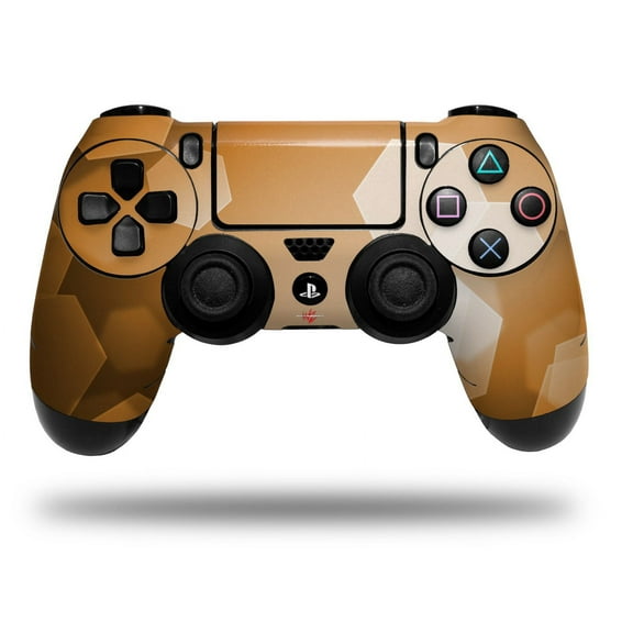 Skin for Sony PS4 Dualshock Controller PlayStation 4 Original Slim and Pro Bokeh Hex Orange (CONTROLLER NOT INCLUDED)