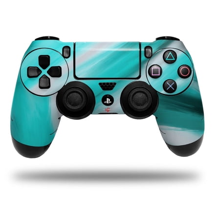 Skin for Sony PS4 Dualshock Controller PlayStation 4 Original Slim and Pro Paint Blend Teal (CONTROLLER NOT INCLUDED)