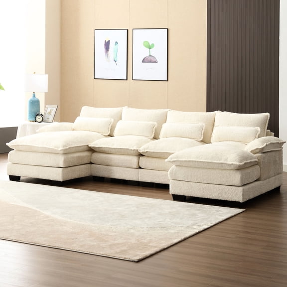Skin - friendly and Durable - Long - lasting U - Shape Sofa for Apartment