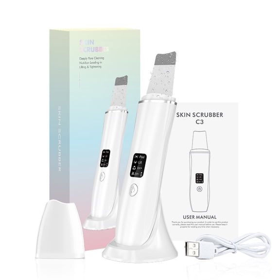 Skin scrub face spatula, 4 in 1 blackhead remover tool for pore cleansing, skin scrub face spatula for facial deep cleansing