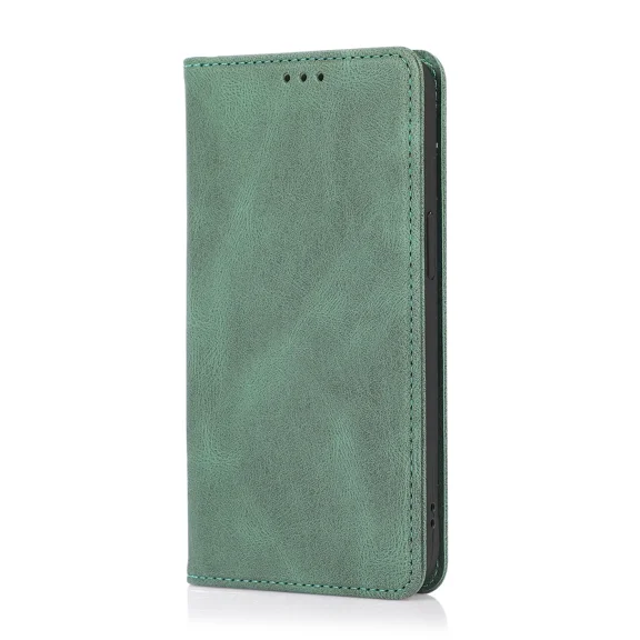 Skin touch wallet phone case, premium PU leather lightweight folding bracket cover, with card slot suitable for Google 9 phone case