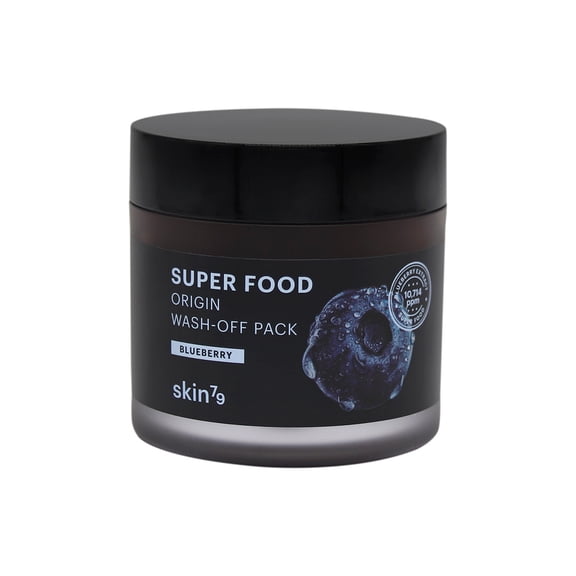 Skin79 Super Food Origin Wash-Off Pack Blueberry 120g, Skin Nutrition, Moisturizing