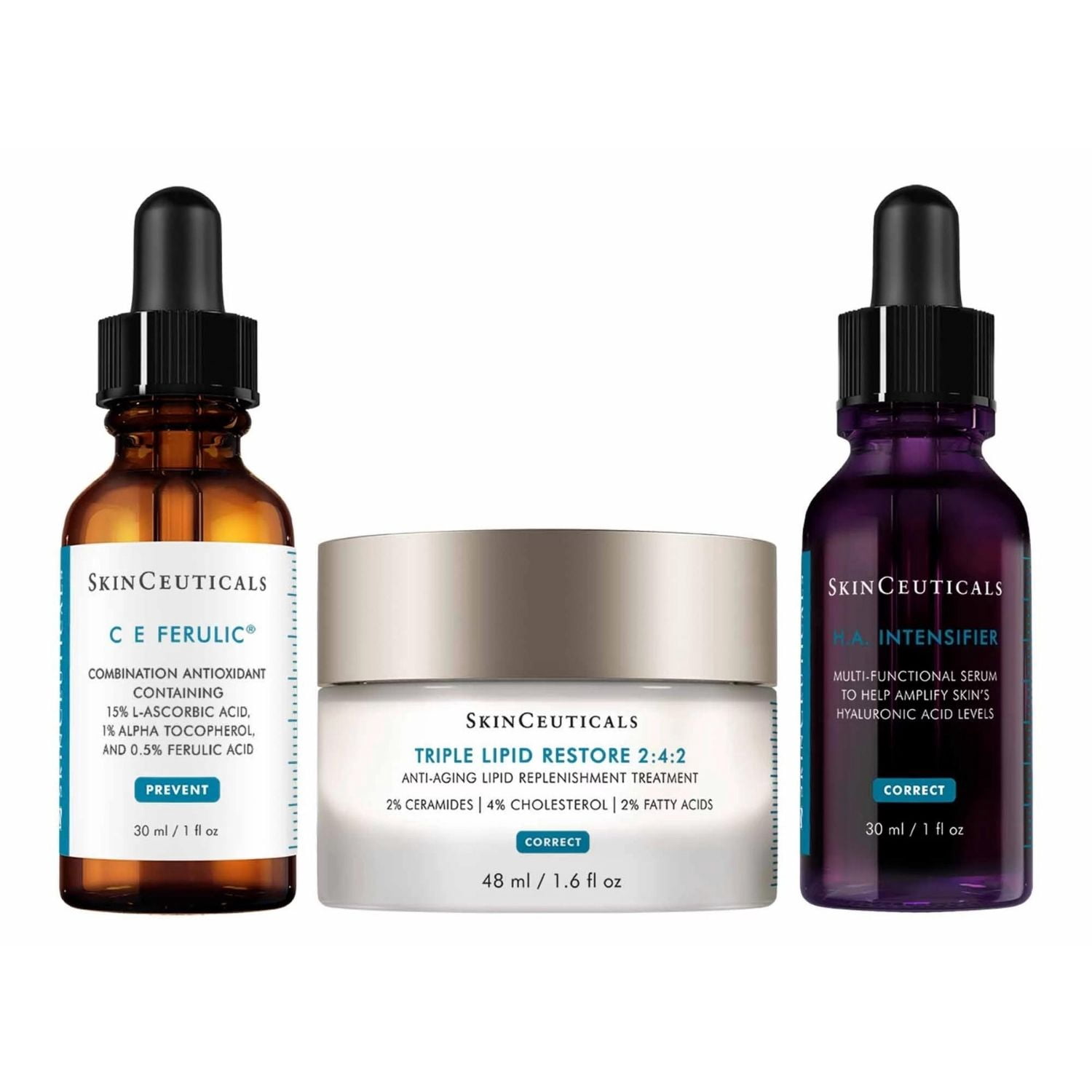 SkinCeuticals Ce Ferulic 1 oz, Hyaluronic Acid Intensifier Serum 1 oz