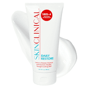 SkinClinical Daily Restore Hydrating Lotion with Shea Butter & Aloe Strong Moisturizer for Very Dry Skin, Unscented Moisturizing Body Lotion Face Moisturizing Lotion, Patented Ingredient SBD-4 (6oz)