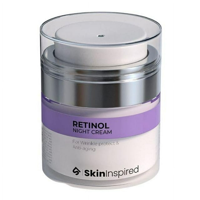 SkinInspired Retinol Night Cream For Wrinkles & Anti-Aging/Lightweight Cream for Age spots, Fine Lines and Wrinkles/Anti Aging Cream (50 g)