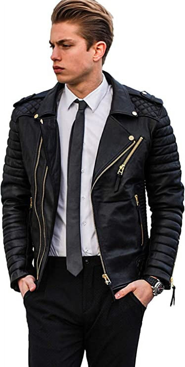 Casual biker jacket sale