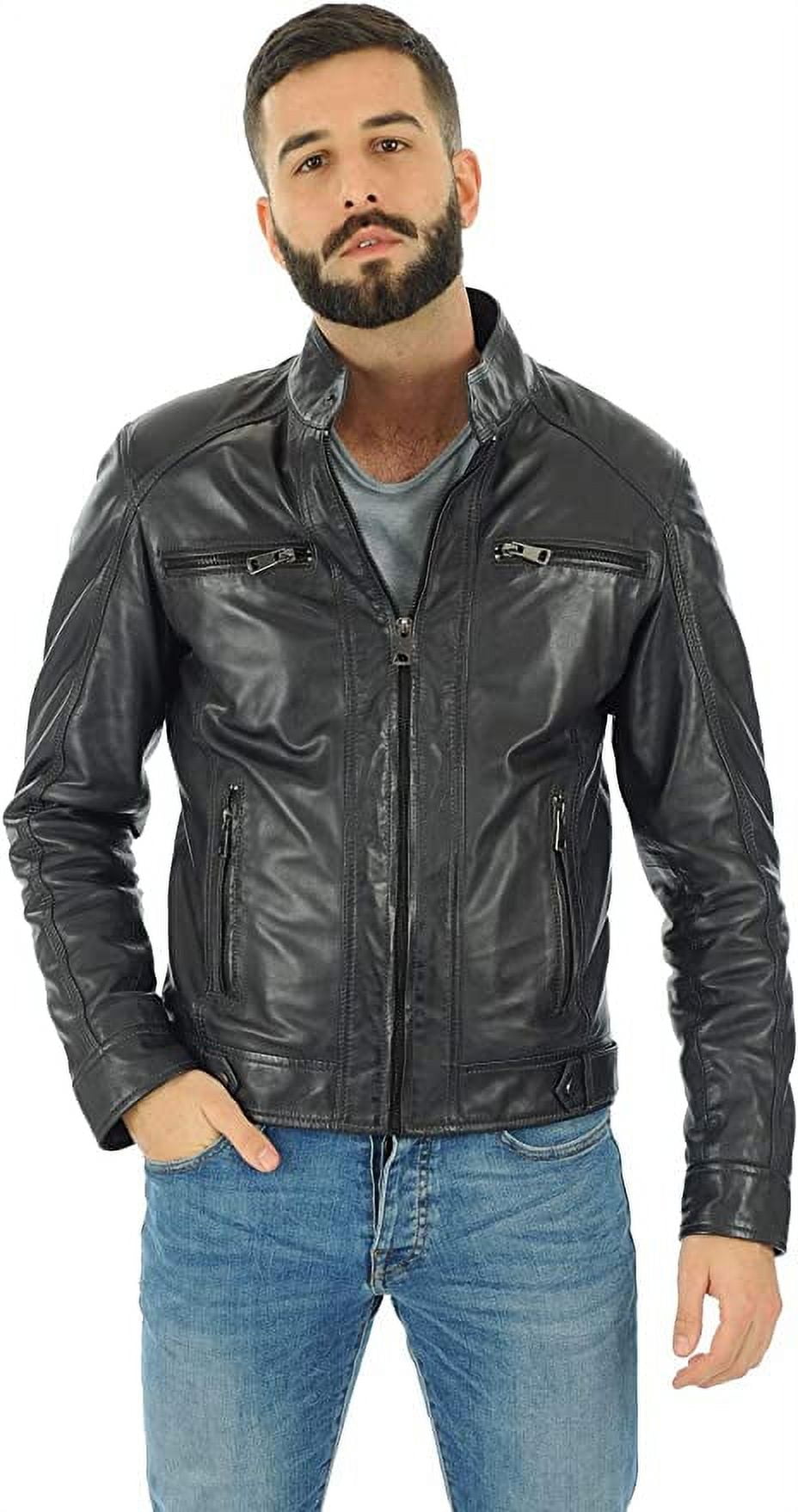 Skinoutfit Men's Genuine Leather Jacket