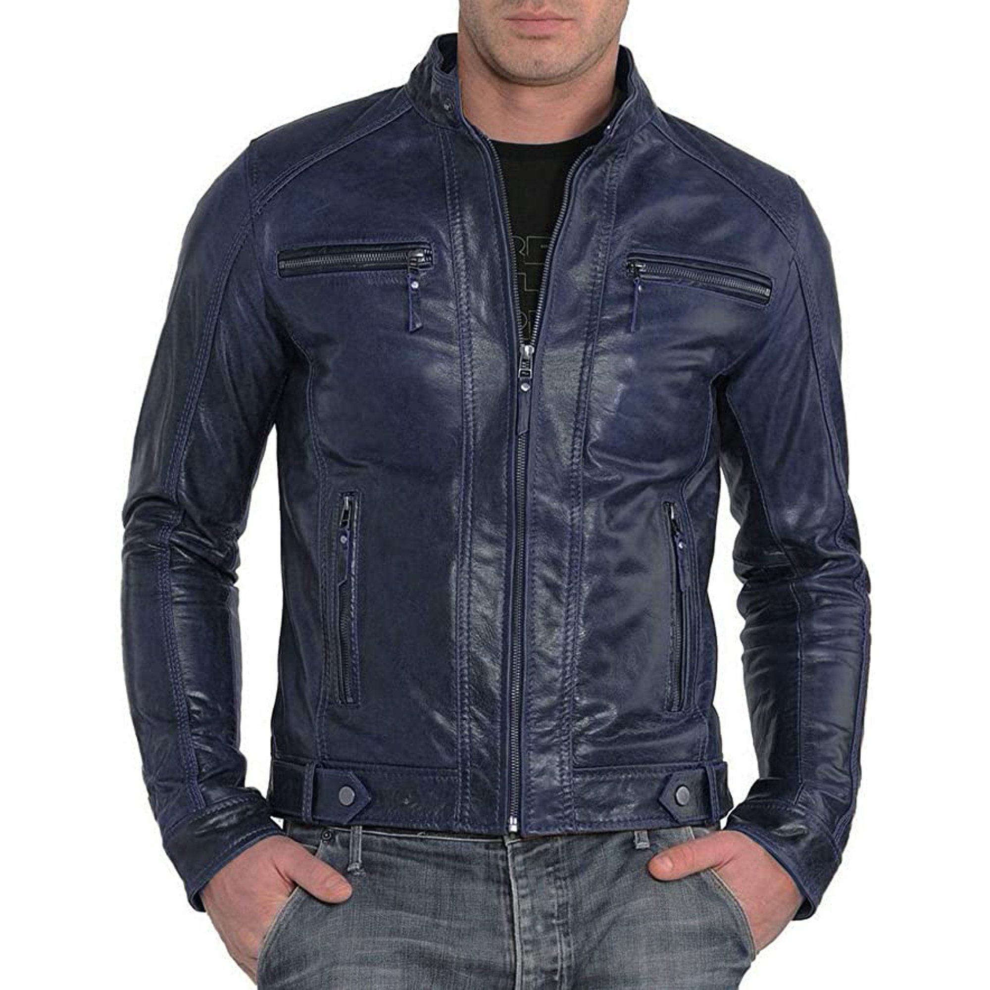 Skinoutfit Men's Genuine Leather Jacket