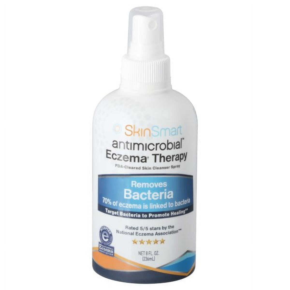 SkinSmart Antimicrobial Eczema Therapy, 8 oz. Clear Spray. No steroids