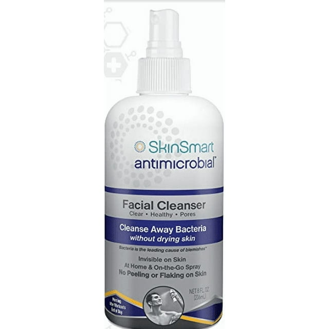 SkinSmart Antimicrobial Facial Cleanser for Acne (pack of 2)