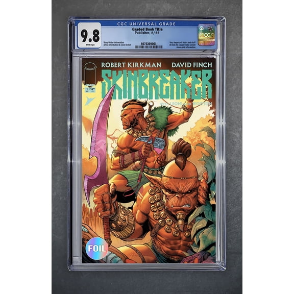 Skinbreaker 1 CGC Universal Series 9.8 Sajad Shah Variant A Trade Foil LTD 2000