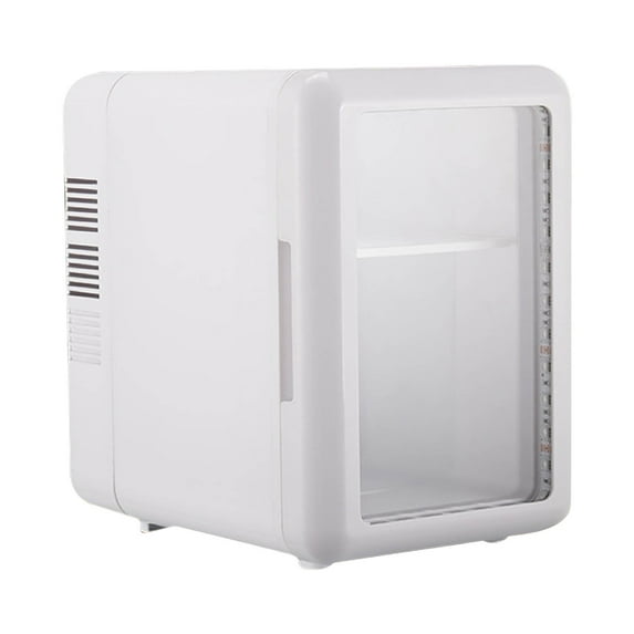 Skincare Mini Fridge With LED Mirror, 4L Mini Makeup Refrigerator for SkinCare, Cosmetics, Food & Drinks, Portable Small Refrigerator for Bedroom, Dorm, Car, Office,