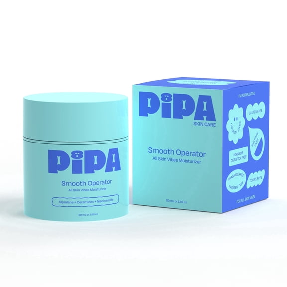 Pipa Skincare Smooth Operator Kids Face Moisturizer 1.7 oz | Clean, Non-Toxic, Hypoallergenic, Fragrance-Free Lotion | Multi-Vitamin Ceramides Cream | Gentle Daily Skin Care for Kids & Tweens