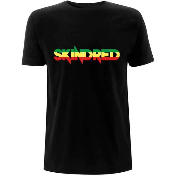 Skindred Unisex T-Shirt: Rasta Logo (Large)