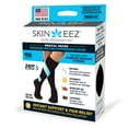 thumbnail image 1 of Skineez Hydrating Compression Socks 10-20mmHg, size S/M, Black, 1 of 10