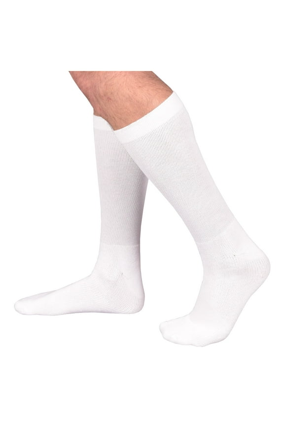 Skineez Unisex Advanced Healing Diabetic Knee High Socks, Moisturizing Loose Top