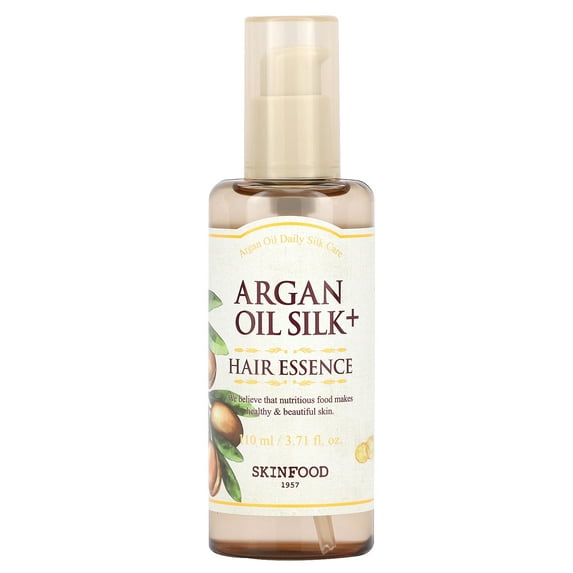 Skinfood Argan Oil Silk Plus, Hair Essence, 3.71 fl oz (110 ml)