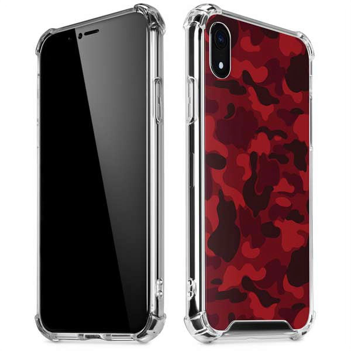 Skinit Camouflage Red Street Camo iPhone XR Clear Case