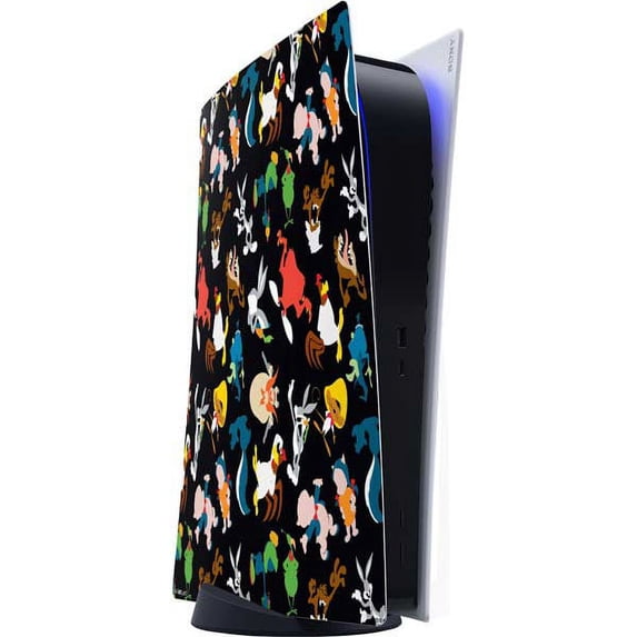Skinit Cartoons Looney Tunes Identity Pattern PS5 Digital Edition Console Skin