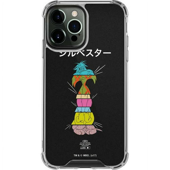 Skinit Cartoons Sylvester the Cat Sliced Juxtapose iPhone 14 Pro Max Clear Case