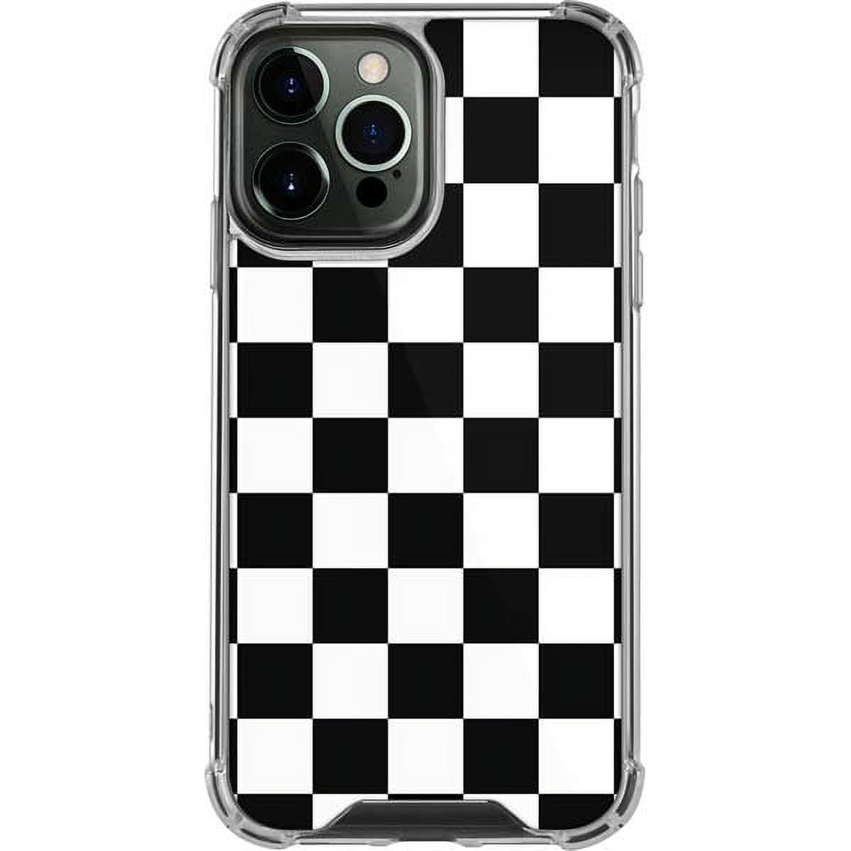  Skinit Clear Phone Case Compatible with iPhone 14 Pro Max -  Skinit Originally Designed Neutral Checkered Design : Cell Phones &  Accessories