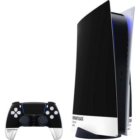 Skinit Color Palette Midnight Black PS5 Bundle Skin