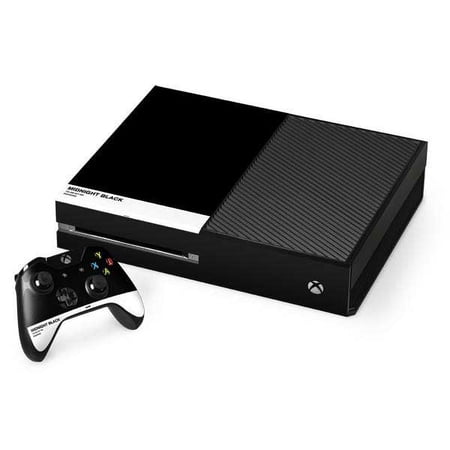 Skinit Color Palette Midnight Black Xbox One Console and Controller Bundle Skin