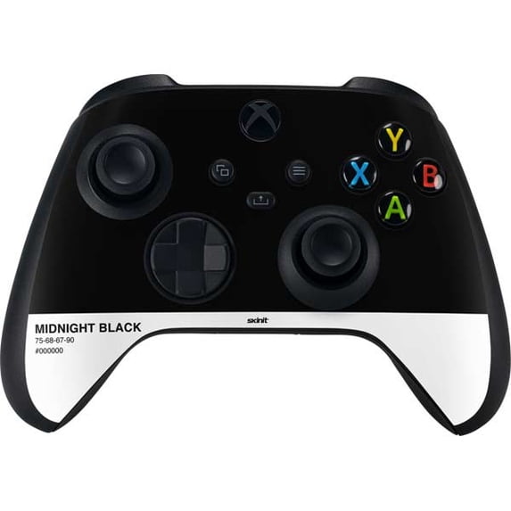 Skinit Midnight Black Xbox Series X Controller Skin