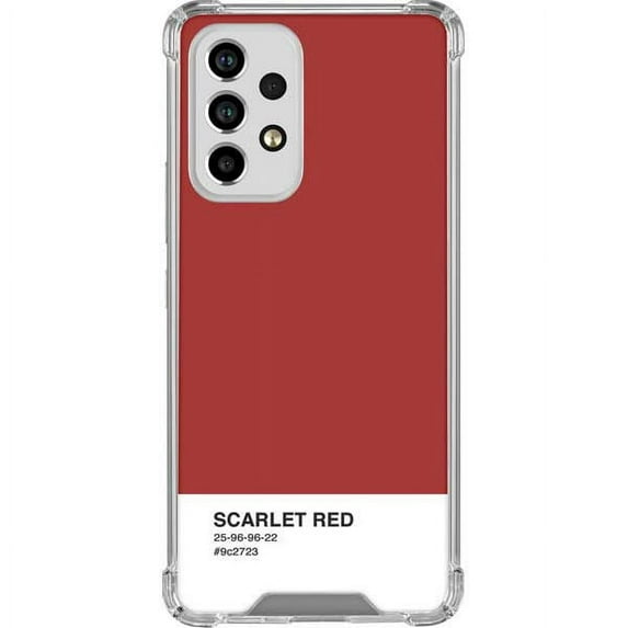 Skinit Color Palette Scarlet Red Galaxy A53 5G Clear Case