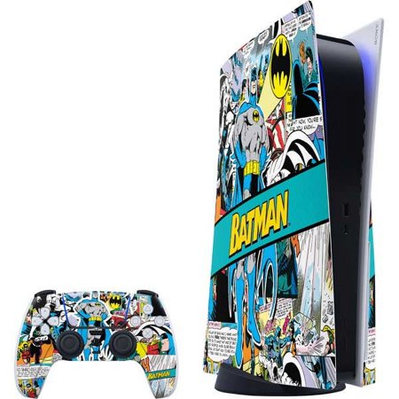 Skinit DC Comics Batman Comic Book PS5 Bundle Skin