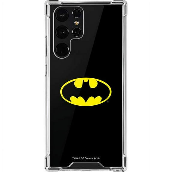 Skinit DC Comics Batman Official Logo Galaxy S22 Ultra Clear Case