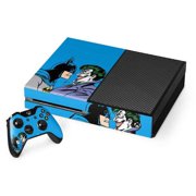 Skinit DC Comics Batman vs Joker - Blue Background Xbox One Console and Controller Bundle Skin