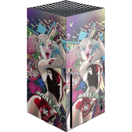 Skinit DC Comics Colorful Harley Quinn Xbox Series X Console Skin