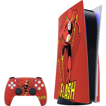 Skinit DC Comics Flash Portrait PS5 Bundle Skin