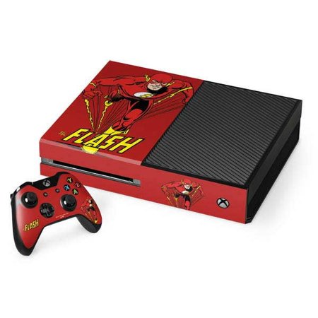 Skinit DC Comics Flash Portrait Xbox One Console and Controller Bundle Skin