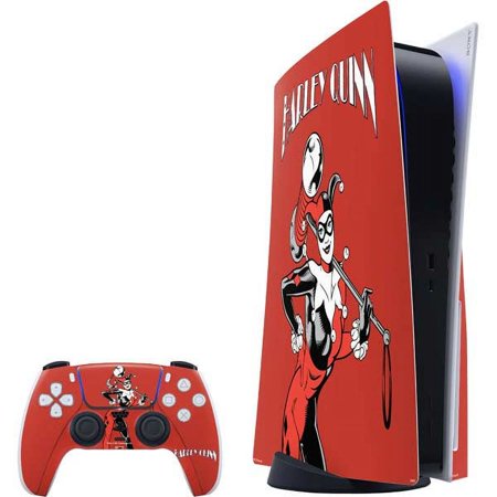 Skinit DC Comics Harley Quinn Portrait PS5 Bundle Skin