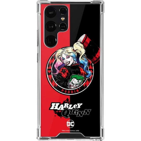 Skinit DC Comics Harley Quinn Puddin Galaxy S22 Ultra Clear Case