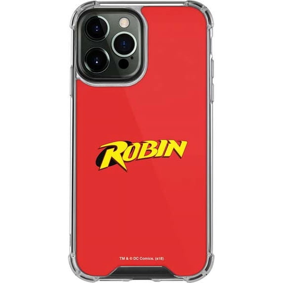 Skinit DC Comics Robin Official Logo iPhone 14 Pro Max Clear Case