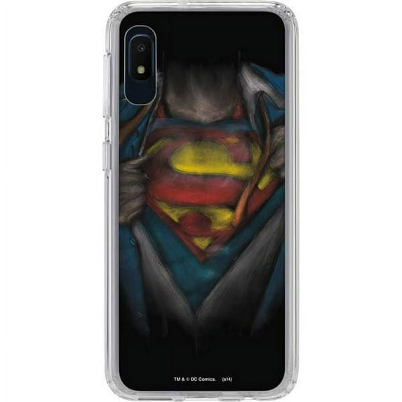 Skinit DC Comics Superman Chalk Galaxy A10e Clear Case
