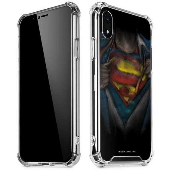 Skinit DC Comics Superman Chalk iPhone XR Clear Case