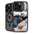 thumbnail image 1 of Skinit DC Comics Superman Super Speed Flying Over City iPhone 16 Pro Kickstand Case, 1 of 4