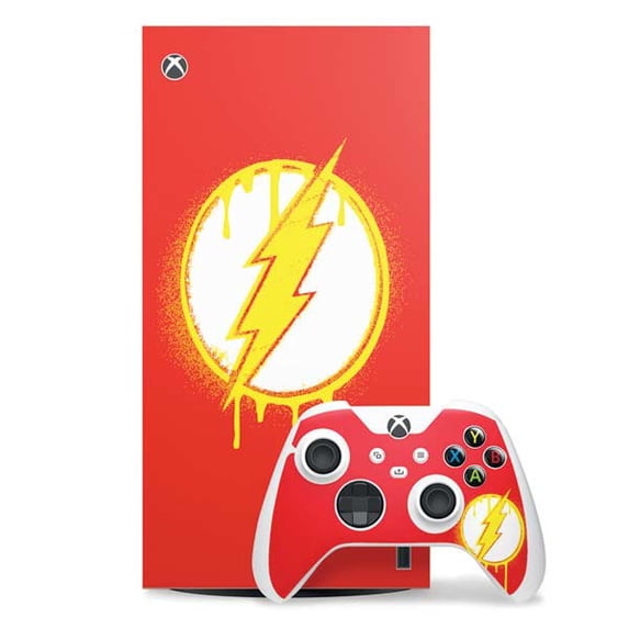 Skinit DC Comics The Flash Emblem Drip XBox Series X Digital Edition Bundle Skin