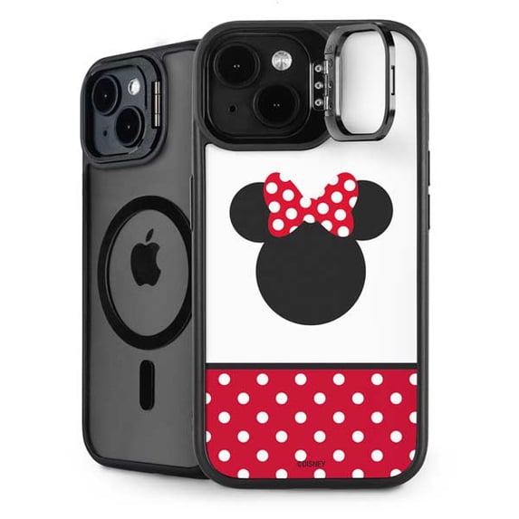 Skinit Disney Minnie Mouse Symbol iPhone 15 Plus Kickstand Case