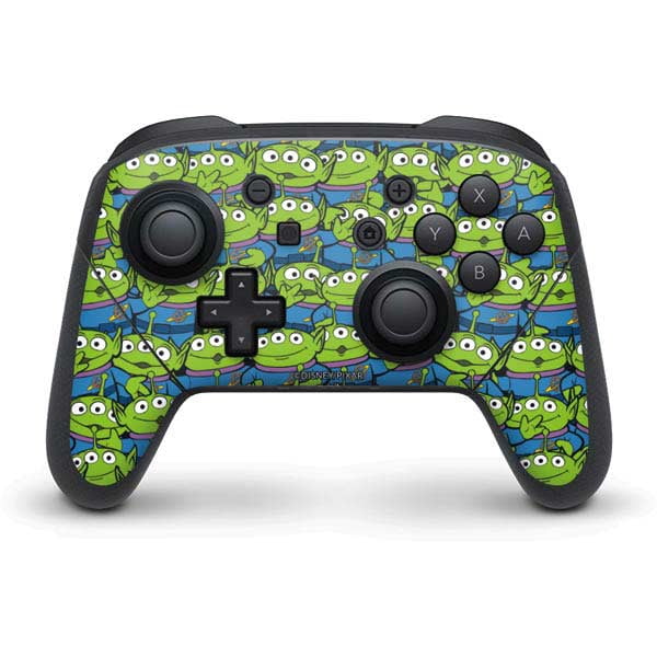 Nintendo Alien Controller Skinit Disney Toy Story Alien Collage Nintendo Switch Pro Controller ...