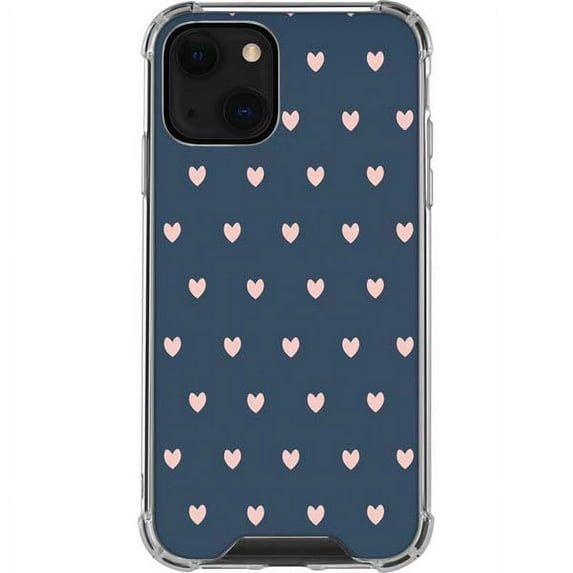 Skinit Hearts Blue and Pink Hearts iPhone 13 Clear Case