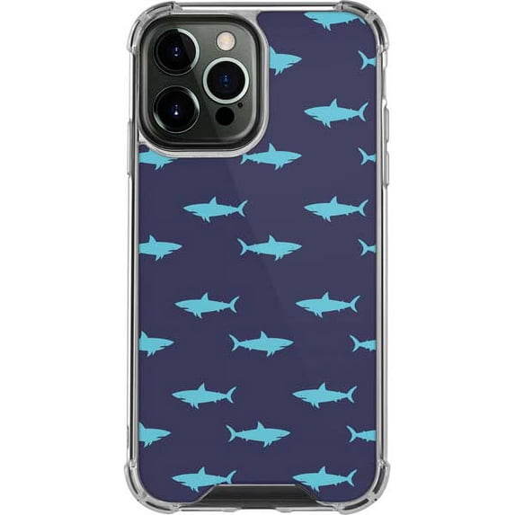Skinit Illustration Art Shark Print iPhone 13 Pro Max Clear Case
