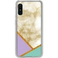 thumbnail image 1 of Skinit Marble Angled Marble Galaxy A10e Clear Case, 1 of 3