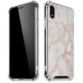 thumbnail image 1 of Skinit Marble Rose Gold Marble iPhone XR Clear Case, 1 of 4